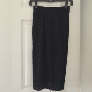 No. 21 - black lace pencil skirt size 38